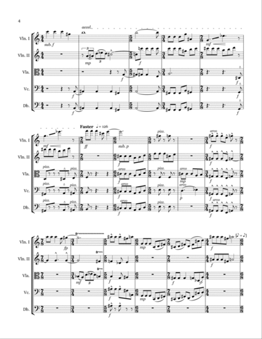 String Symphony No. 1 String Orchestra scores gallery preview page 4
