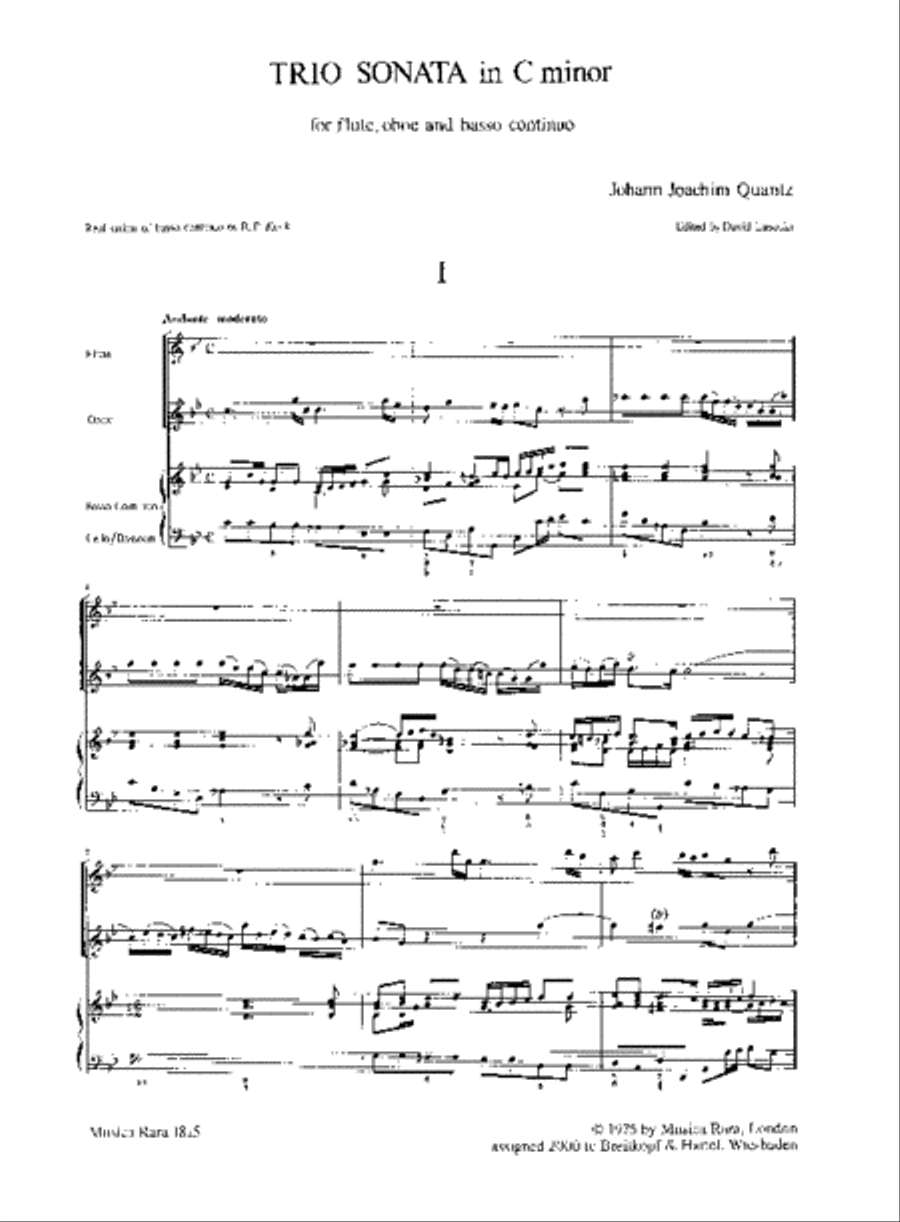 Trio Sonata in C minor Trio Sonata in C minor Score scores gallery preview page 2