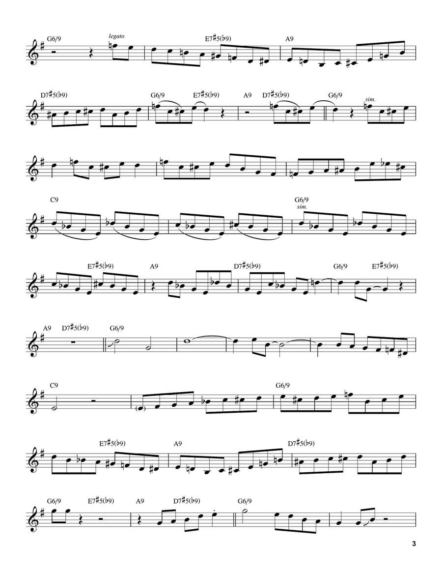 Blues In The Closet Alto Saxophone scores gallery preview page 3