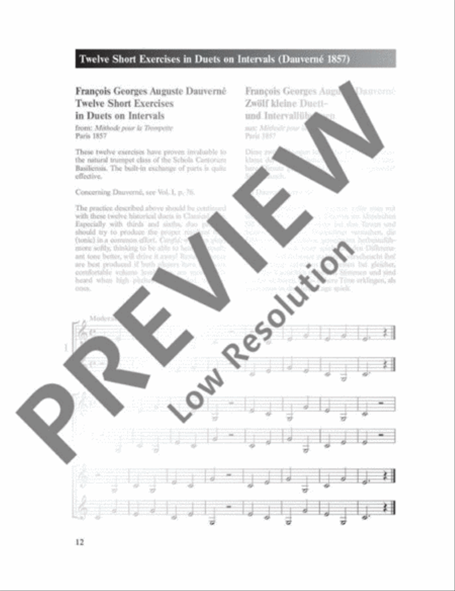 The Art of Baroque Trumpet Playing Trumpet Trio scores gallery preview page 13