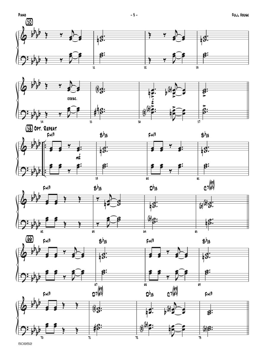 Full House: Piano Accompaniment Piano Accompaniment scores gallery preview page 3