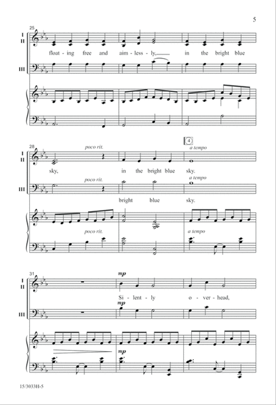 In the Bright Blue Sky 3-Part scores gallery preview page 5