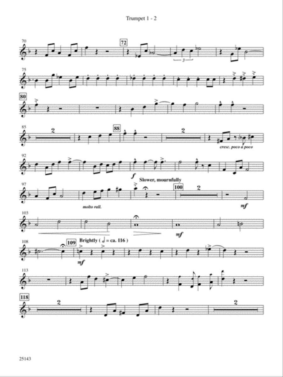 Blow, Gabriel, Blow (from Anything Goes): 1st B-flat Trumpet B-Flat Trumpet scores gallery preview page 2