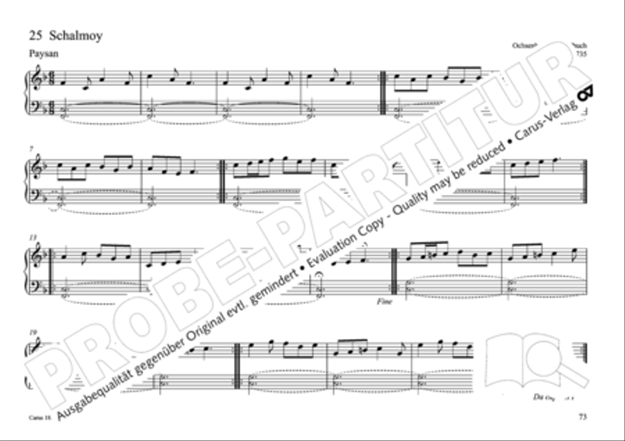 Pastoral music for organ, vol. 2: Germany, Bohemia, Austria, South Tyrol Organ Solo scores gallery preview page 74