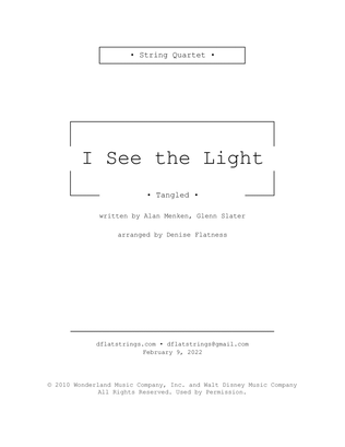 Book cover for I See The Light