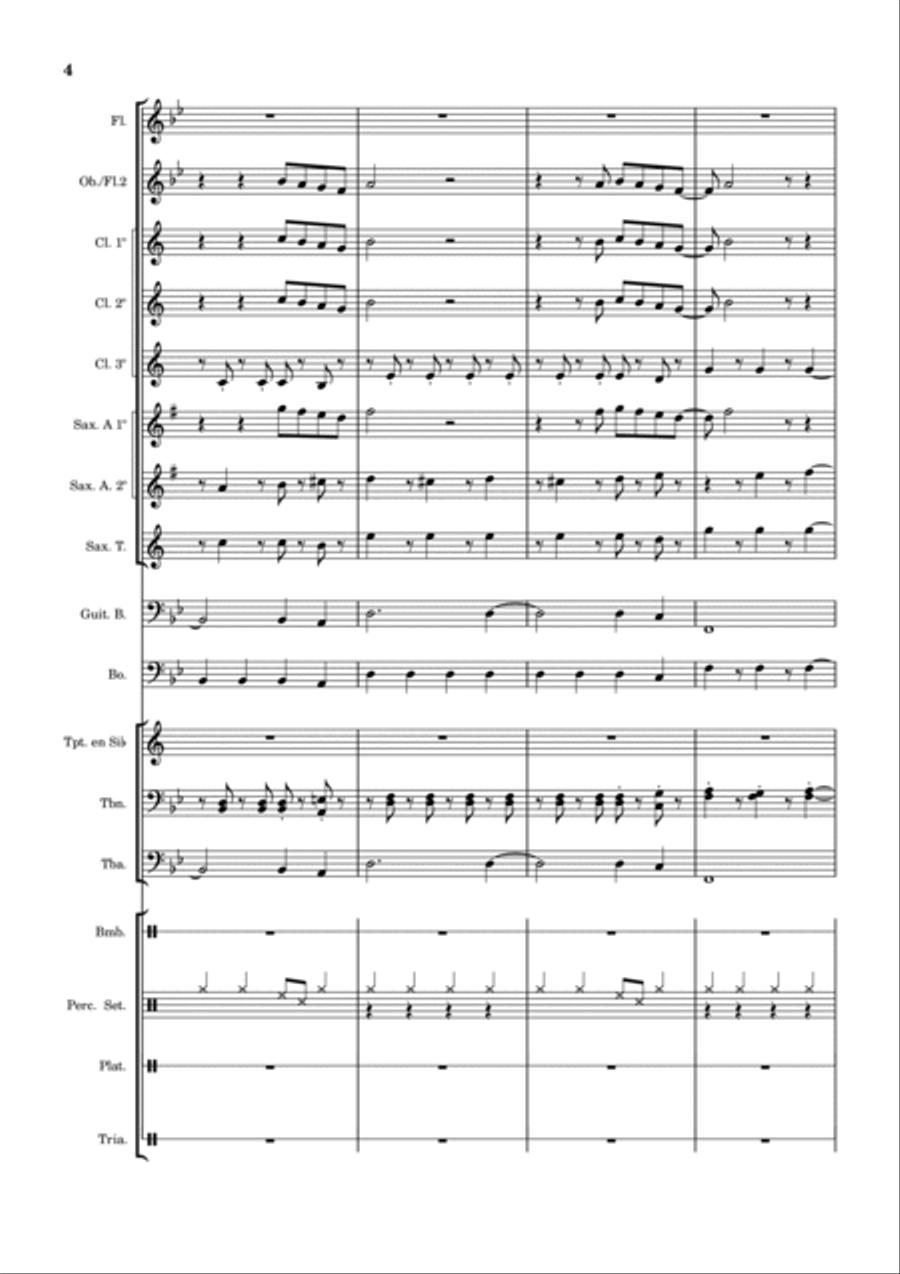 Tattoo Marching Band scores gallery preview page 4