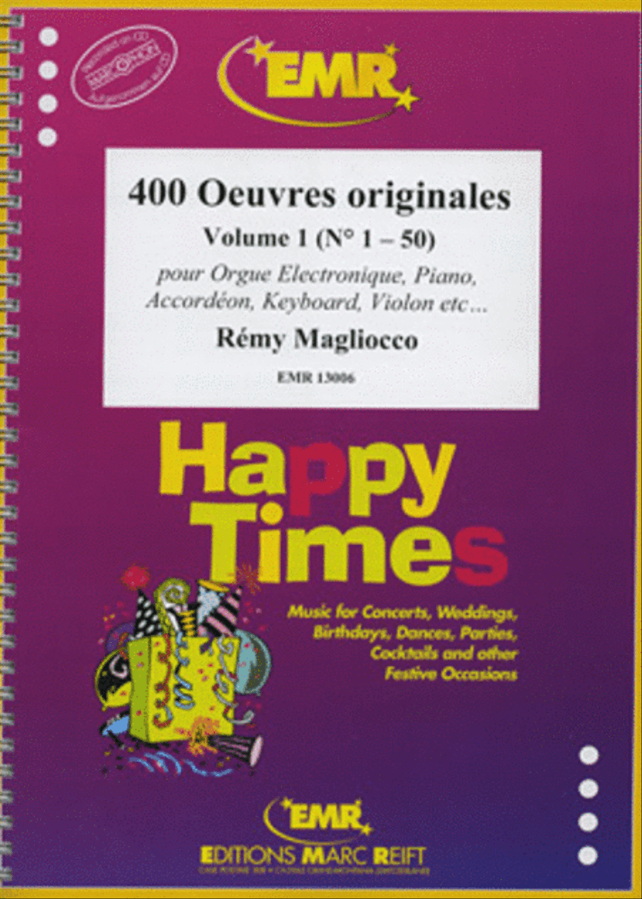 400 Oeuvres Originales Volume 1