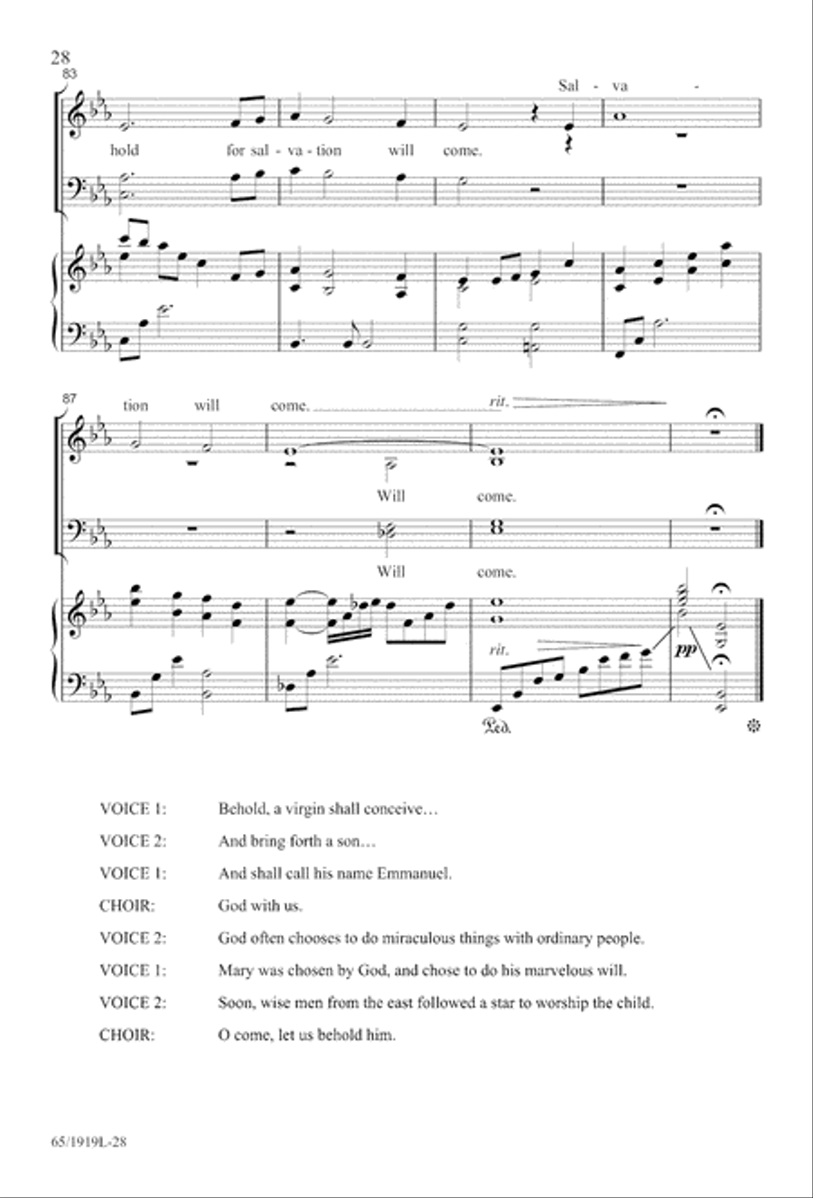 The Perfect Christmas 4-Part scores gallery preview page 30