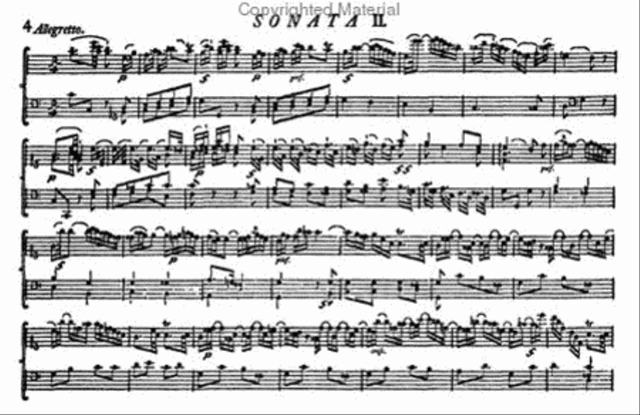 Six sonatas for the harpsichord. Vol II Harpsichord scores gallery preview page 2