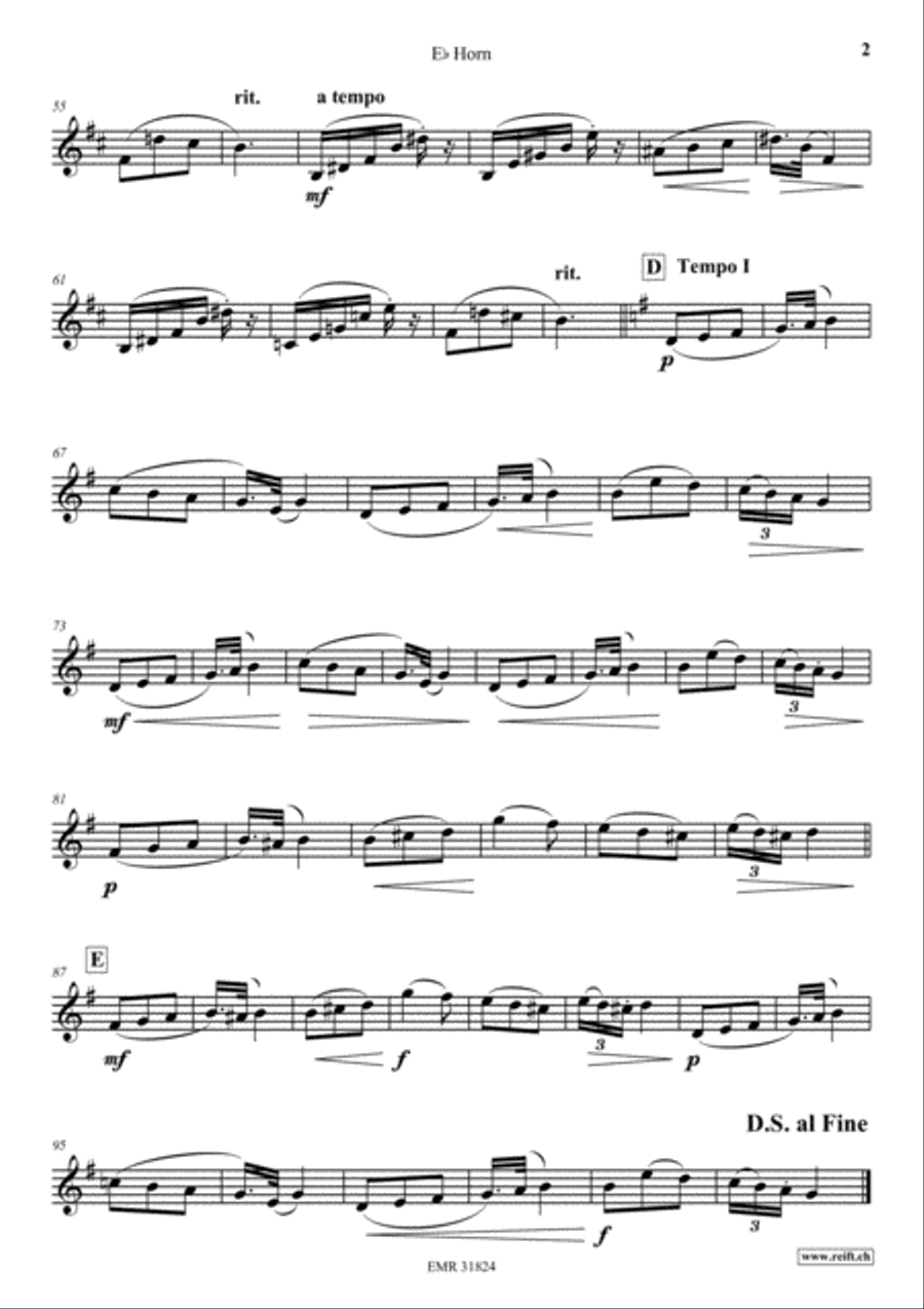 Slavonic Dance Slavonic Dance Horn scores gallery preview page 3