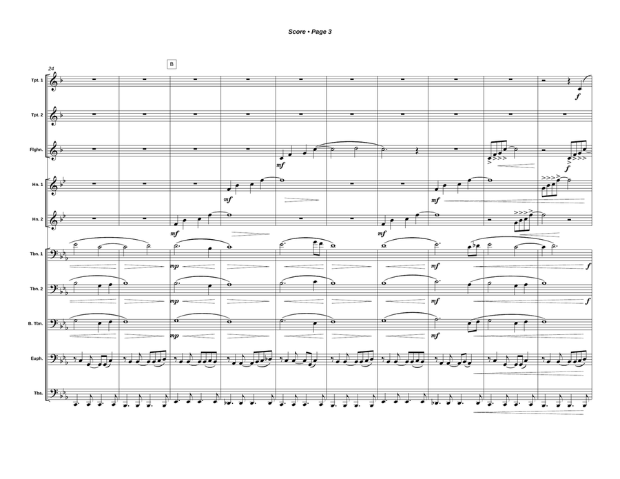 Covid Chorale Brass Ensemble scores gallery preview page 5