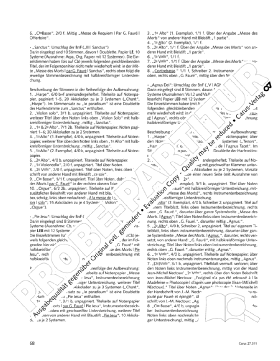 Requiem - church version (Requiem. Fassung mit kleinem Orchester) 4-Part scores gallery preview page 84