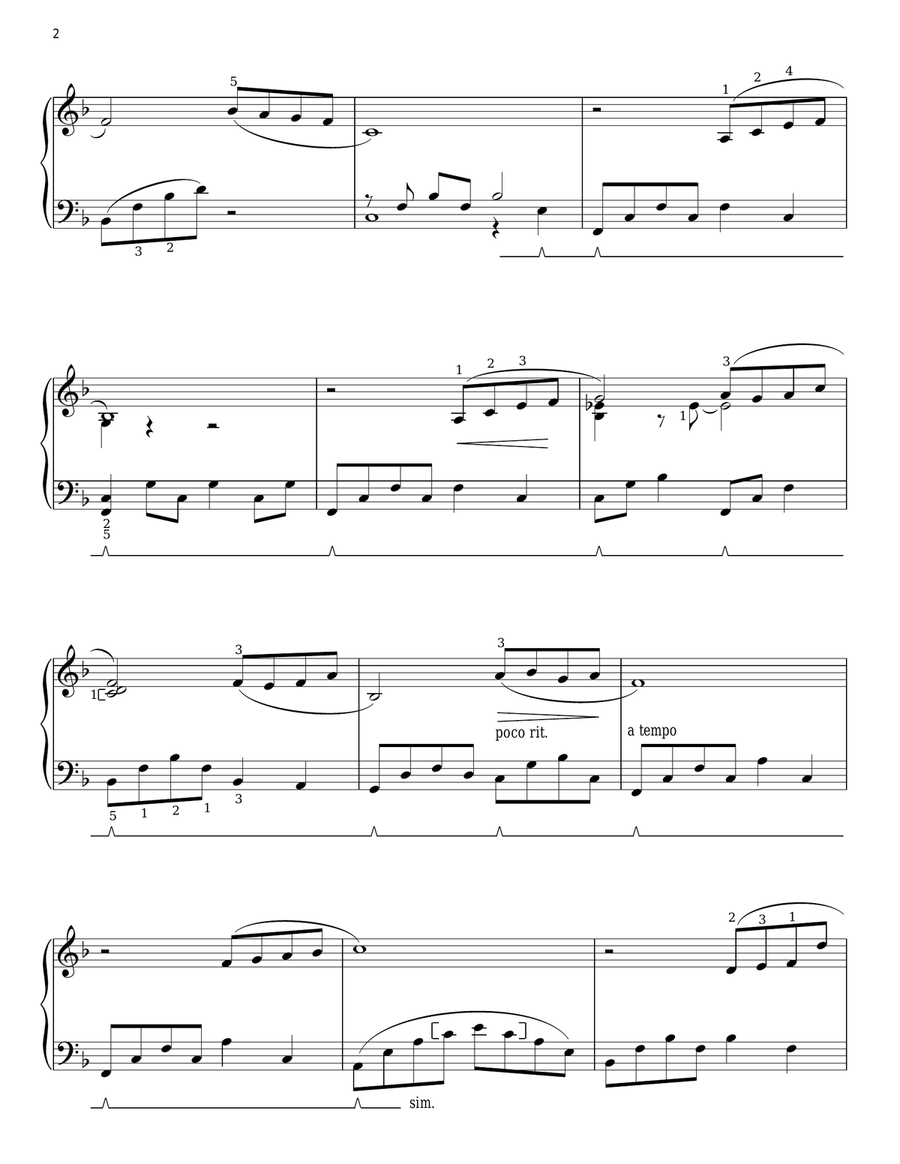 Beauty And The Beast (arr. Eugénie Rocherolle) Piano Solo scores gallery preview page 2