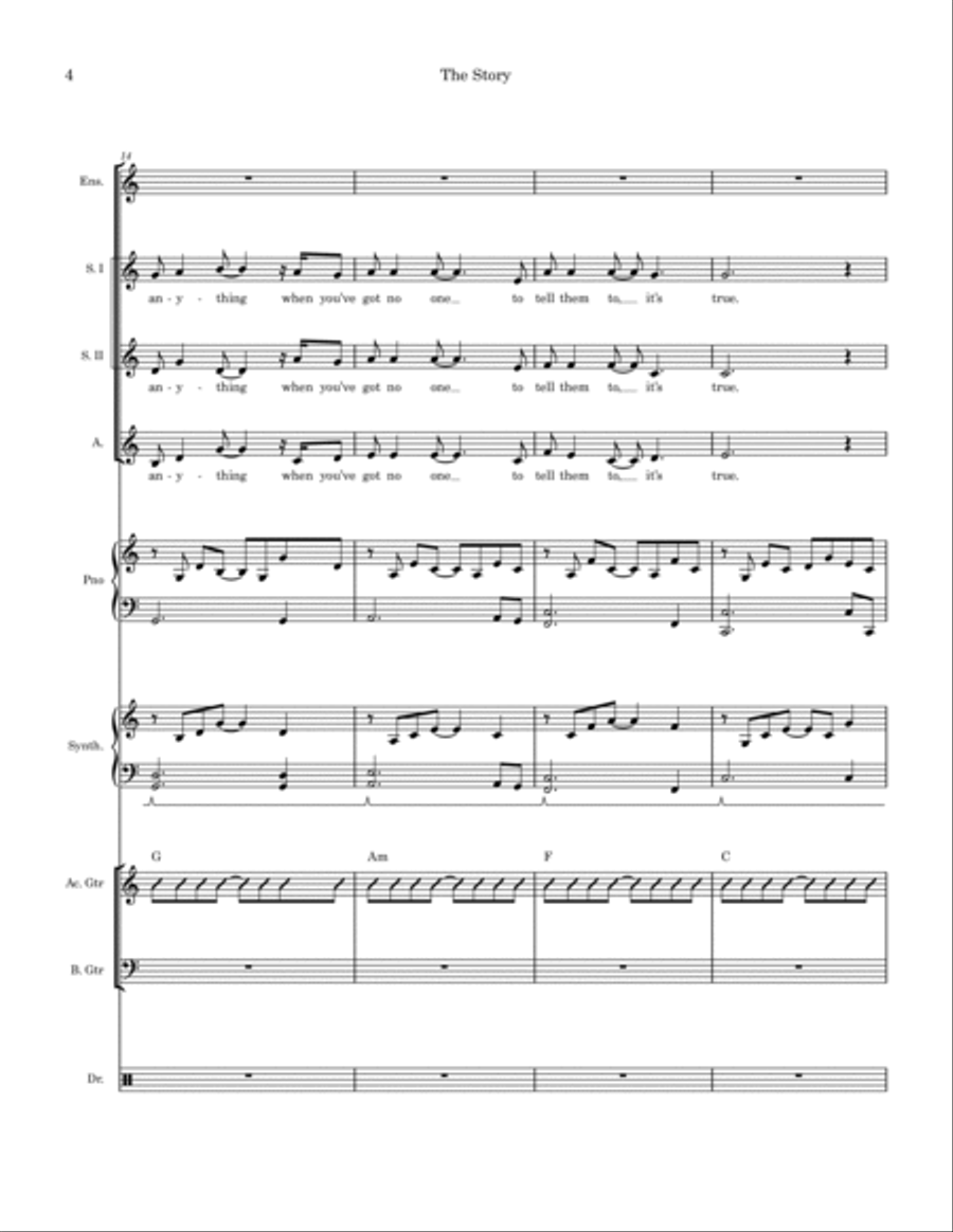 The Story Small Ensemble scores gallery preview page 4