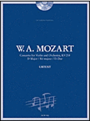 Book cover for Mozart: Concerto No. 4 for Violin and Orchestra, KV 218 in D Major