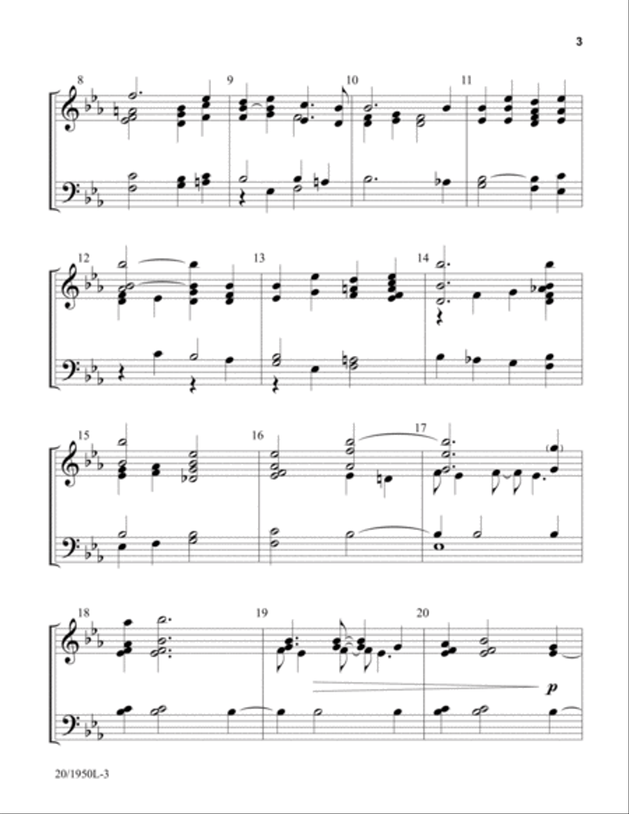 When Morning Gilds the Skies 3-Octaves scores gallery preview page 3