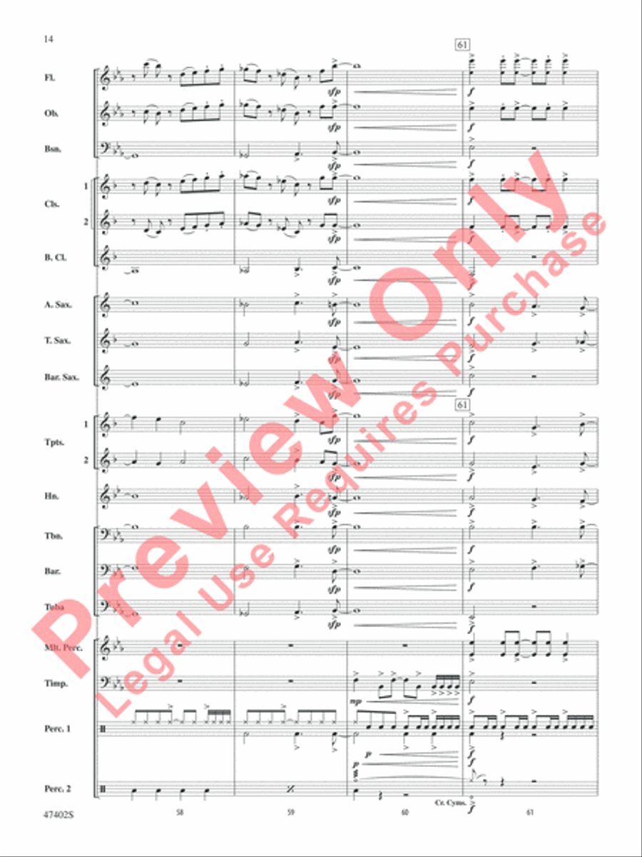 Rhythmicity Rhythmicity Concert Band scores gallery preview page 15