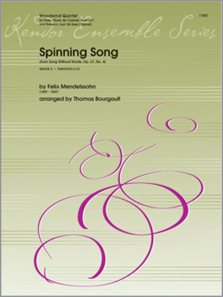Spinning Song (from Song Without Words, Op. 67, No. 4)