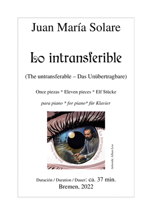 Lo intransferible [11 piano pieces]