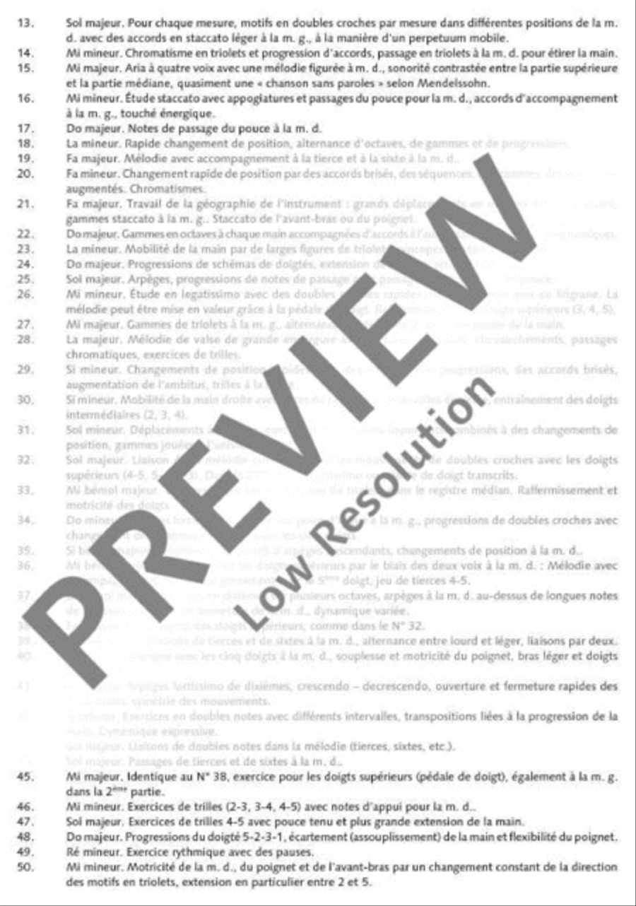 48 Studies Piano Method scores gallery preview page 17