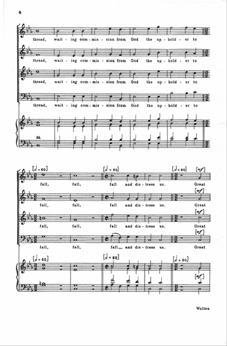 Be Glad Then America 4-Part scores gallery preview page 5