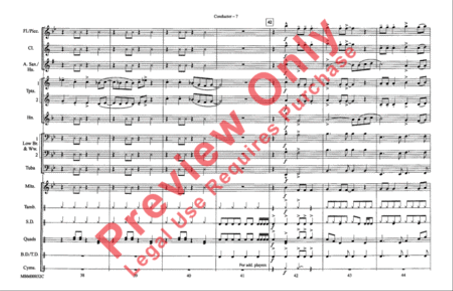 Cheeseburger in Paradise Cheeseburger in Paradise Marching Band scores gallery preview page 8