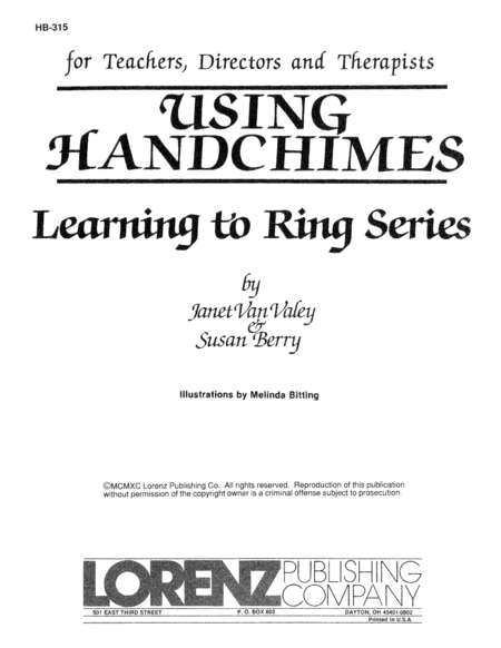 Learning to Ring - Using Handchimes