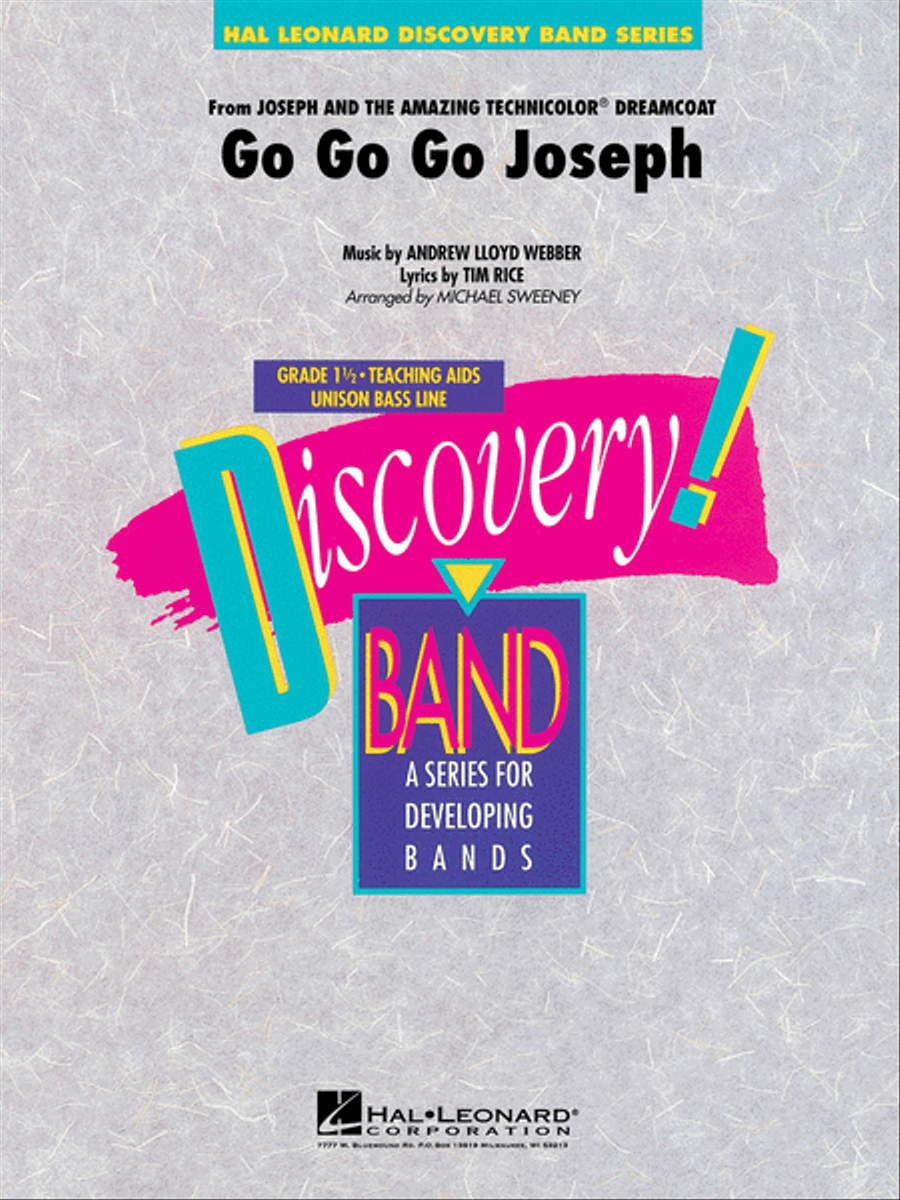 Go Go Go Joseph (from Joseph and the Amazing Technicolor Dreamcoat) Concert Band scores gallery preview page 1