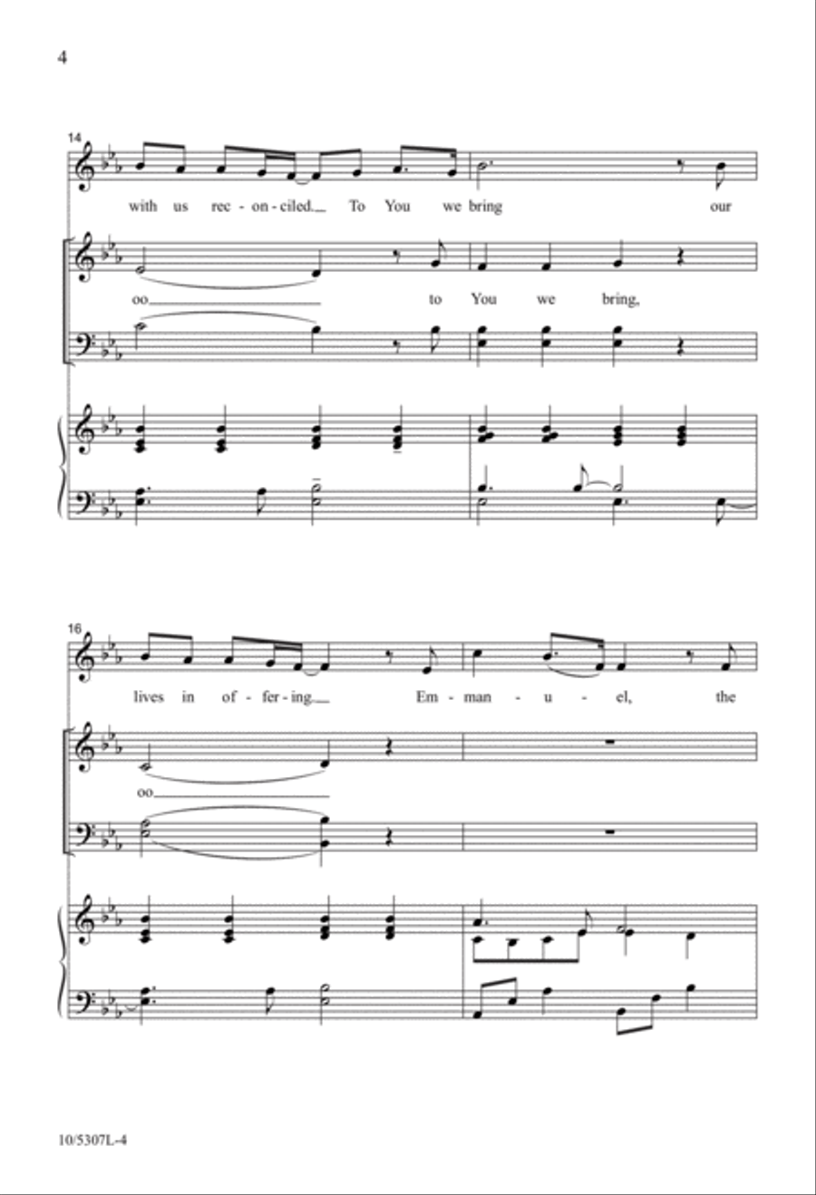Manger Child, Manger King 4-Part scores gallery preview page 4