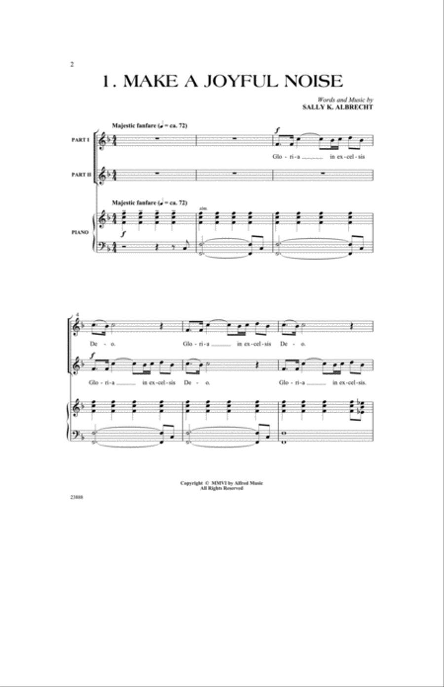 Treasures for Two Treasures for Two Choir scores gallery preview page 3