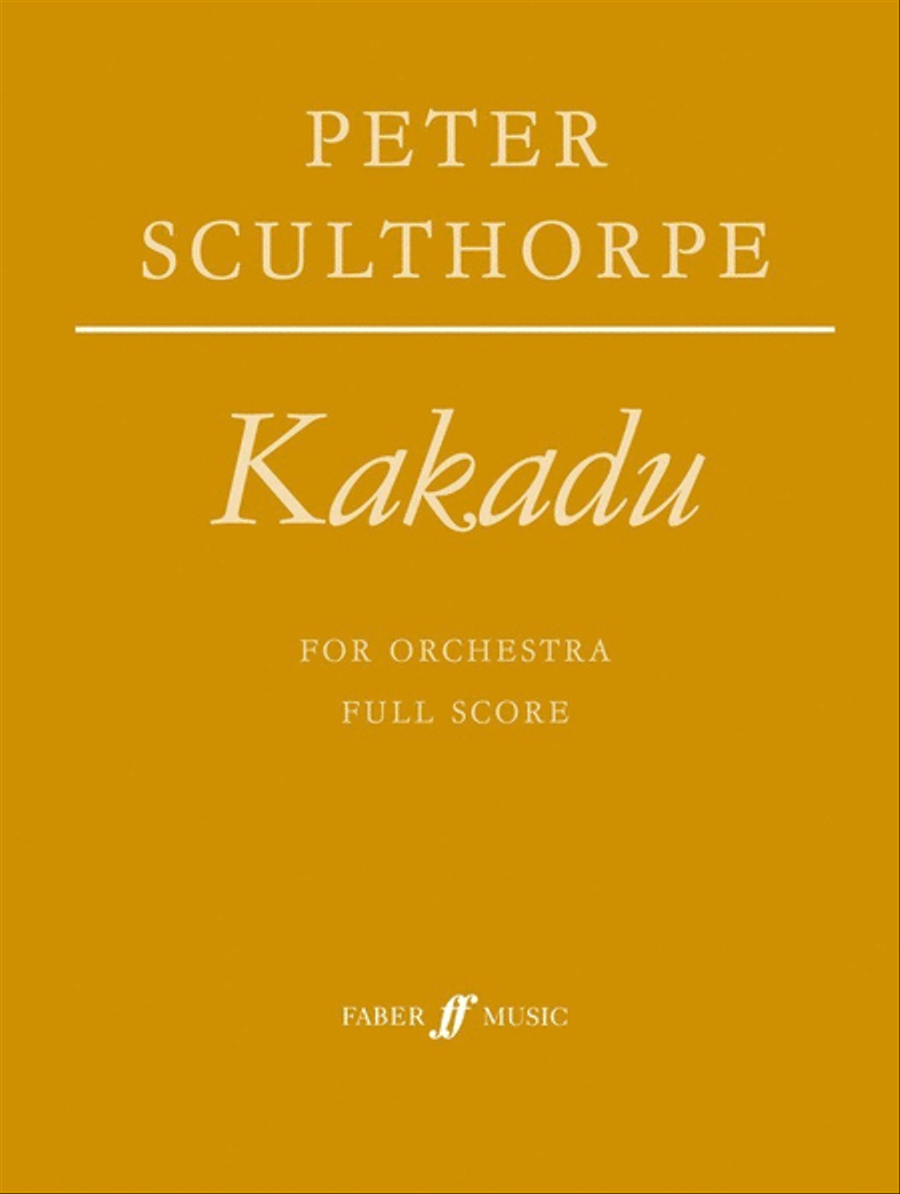 Kakadu For Orchestra Score Full Orchestra scores gallery preview page 1