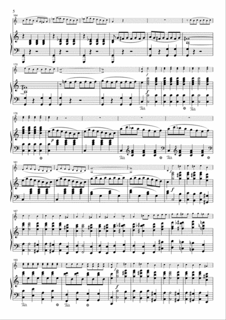 Mozart Cosi fan tutte Overture, for Violin & Piano, VM005 Violin Solo scores gallery preview page 5