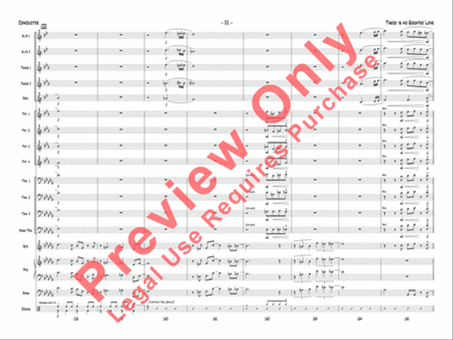There Is No Greater Love Jazz Ensemble scores gallery preview page 23