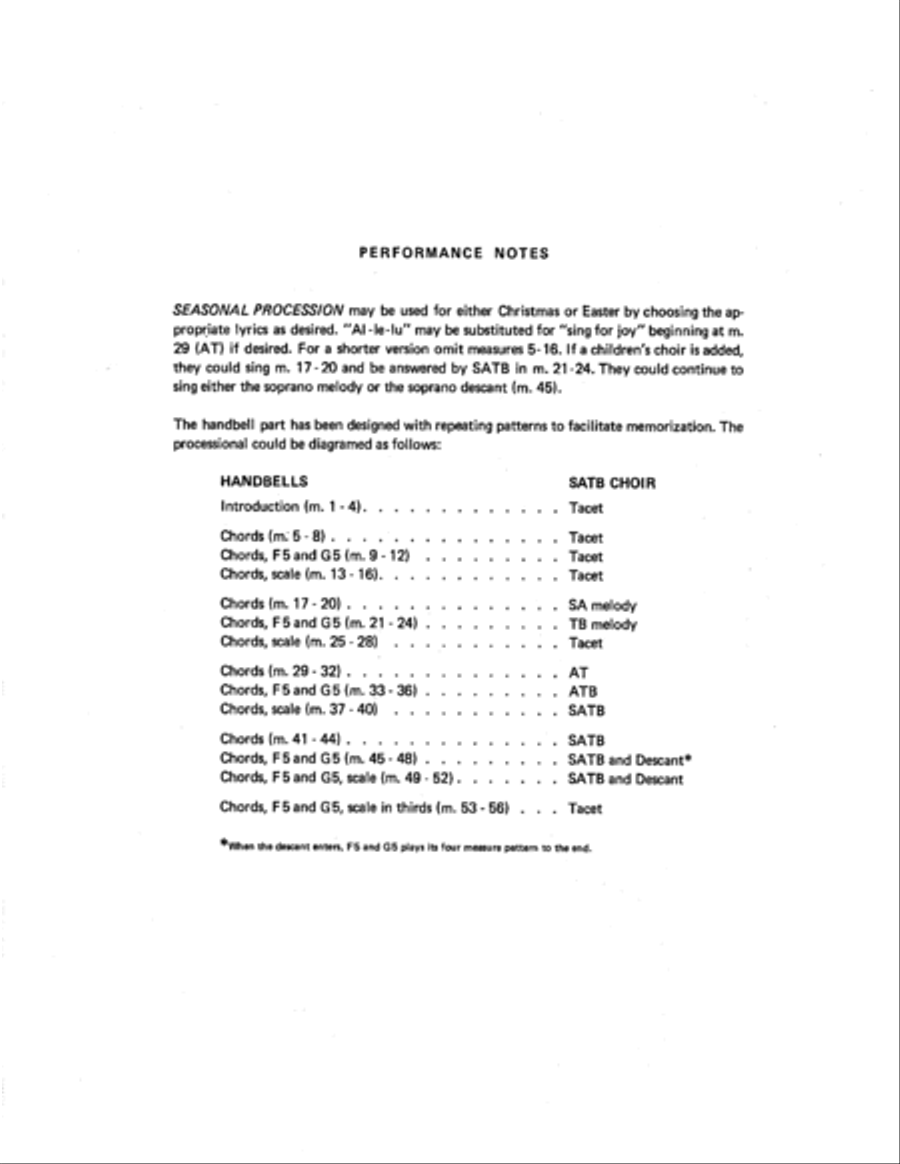 Seasonal Procession Choir scores gallery preview page 2
