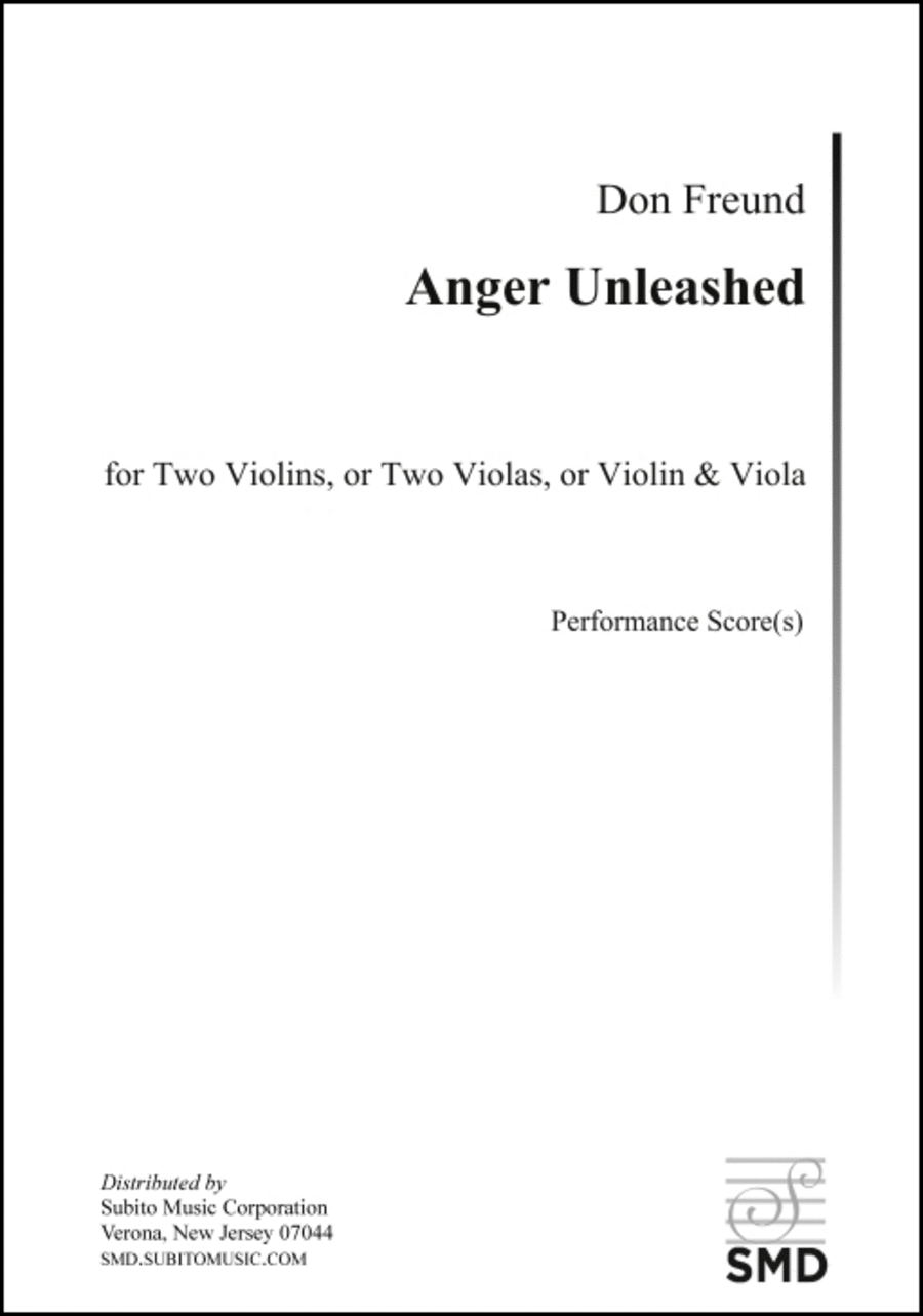 Anger Unleashed Violin scores gallery preview page 1
