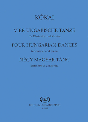 Book cover for Four Hungarian Dances