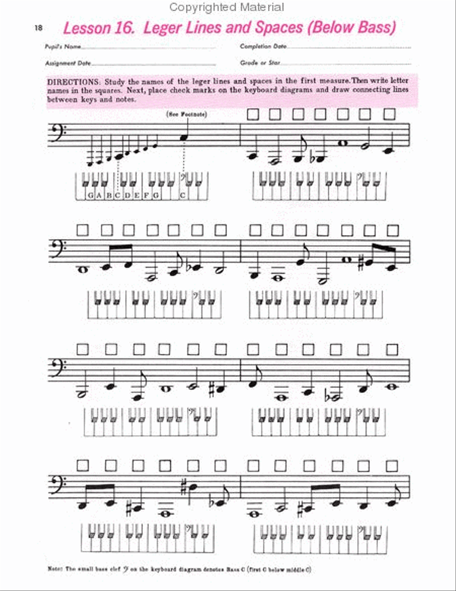 Keynote Speller Level 1 Piano Method scores gallery preview page 3