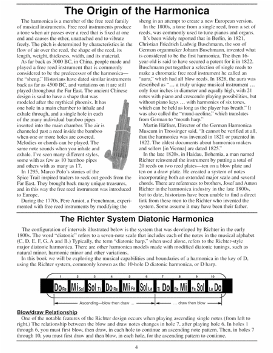 Complete 10-Hole Diatonic Harmonica Series: D Harmonica Book Harmonica scores gallery preview page 5