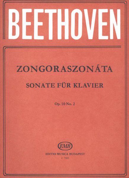 Sonatas for Piano in Separate Editions Op. 10, No. 2 in F Major