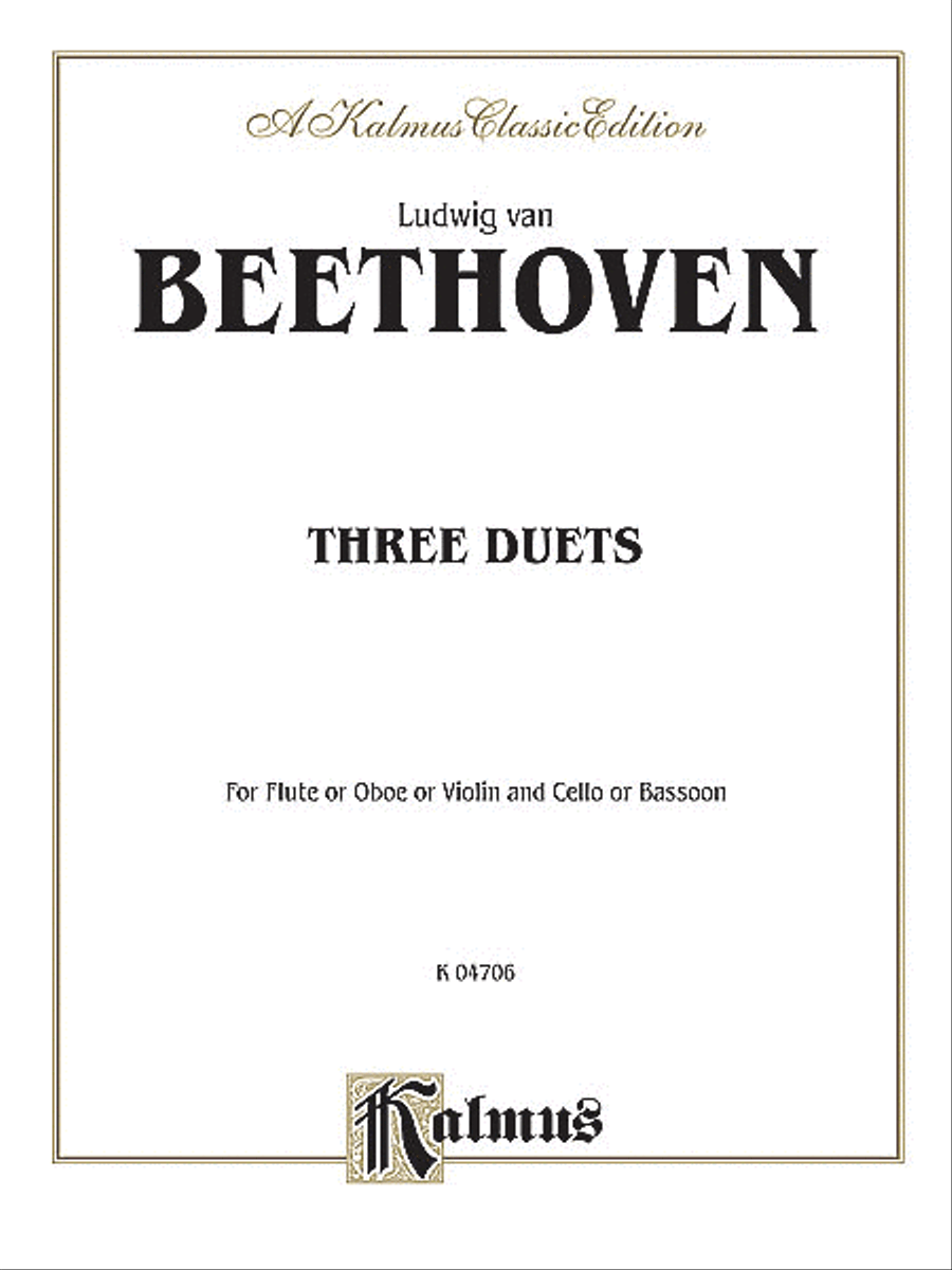 Three Duets Three Duets Small Ensemble scores gallery preview page 1