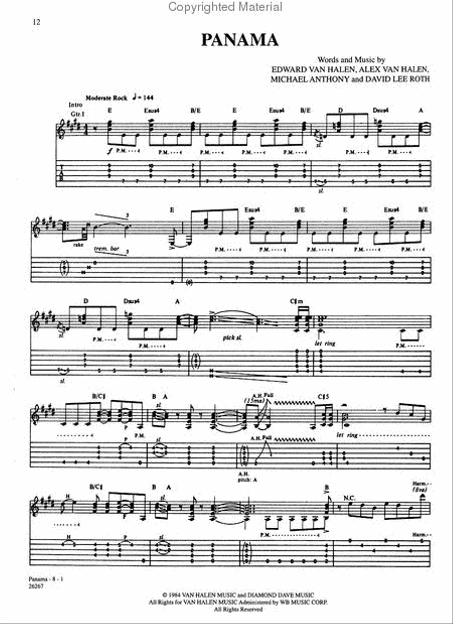 1984 Electric Guitar scores gallery preview page 2