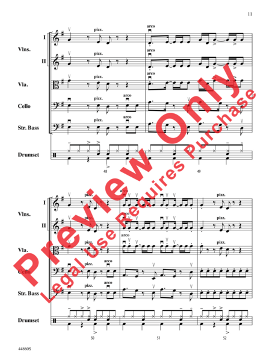 Uptown Funk Uptown Funk String Orchestra scores gallery preview page 12