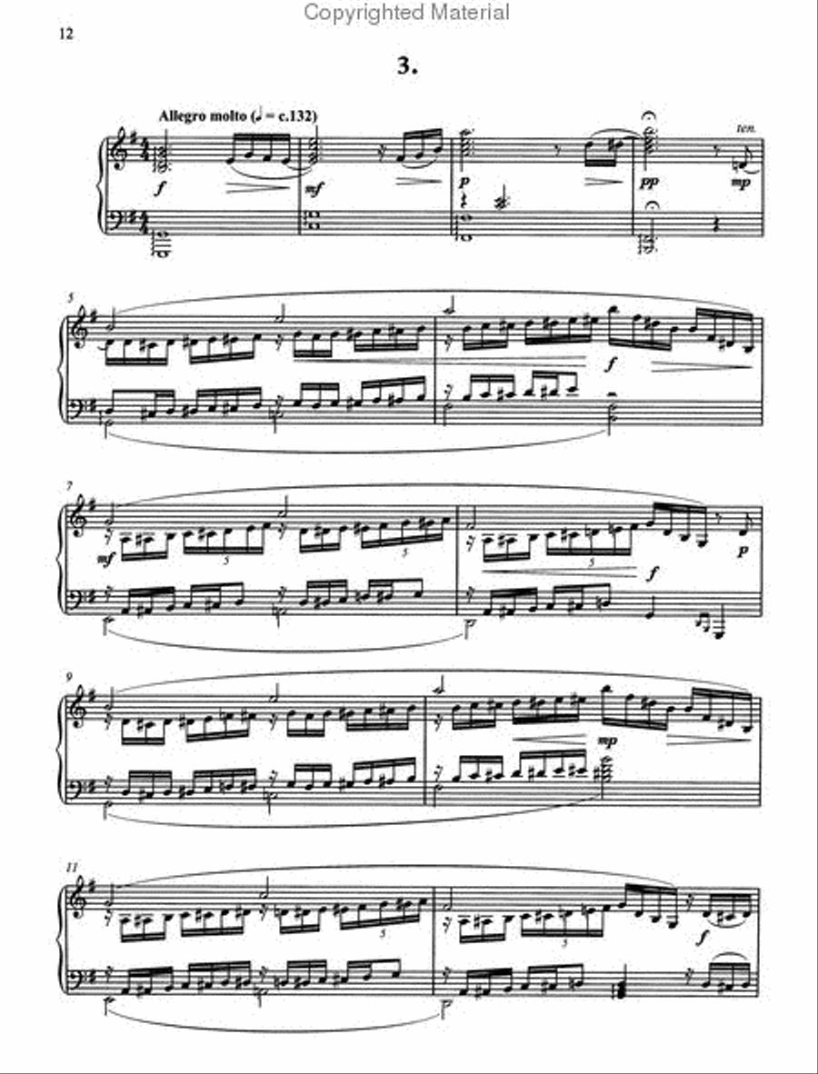 5 Piano Improvisations Piano Solo scores gallery preview page 4