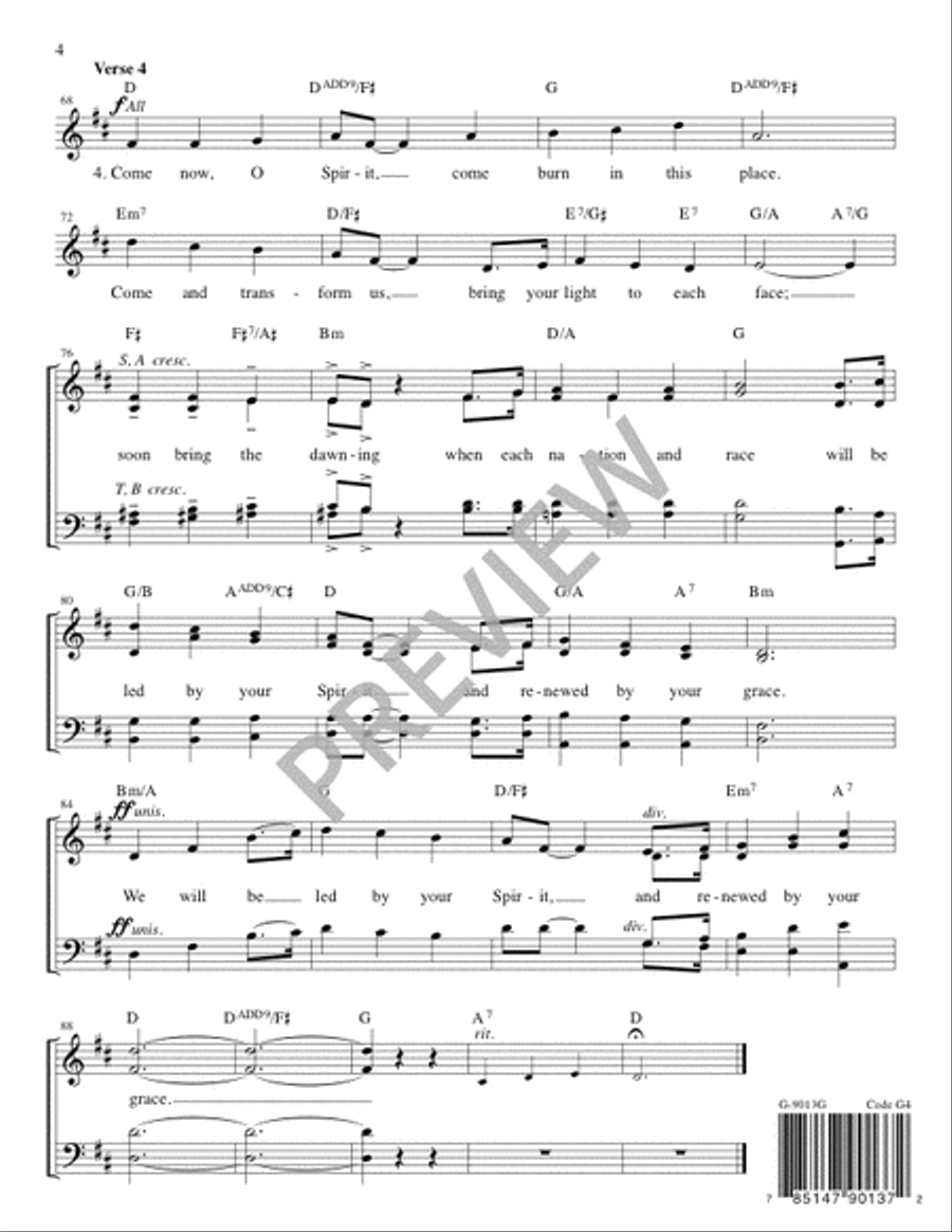 Led by Your Spirit - Guitar edition Guitar scores gallery preview page 5