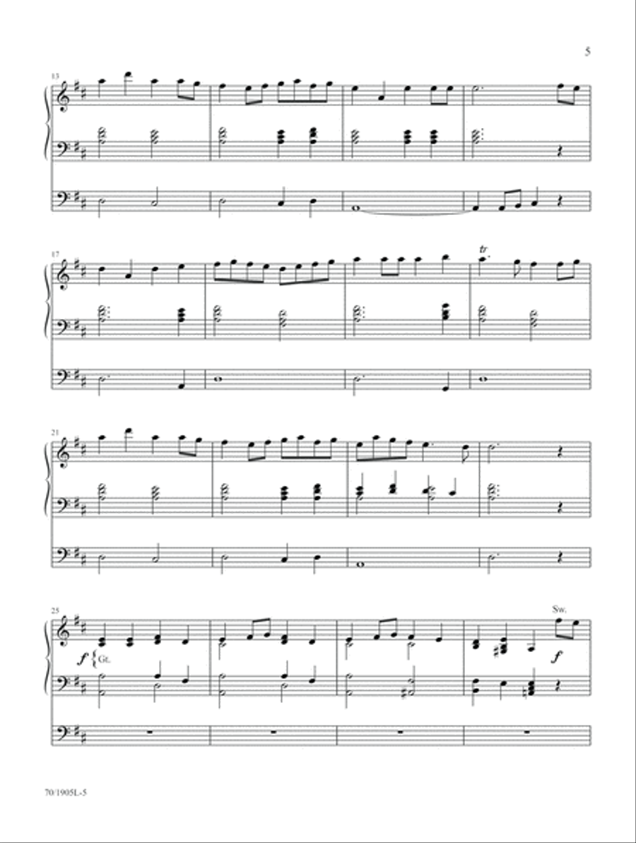 Symphonic Hymns for Organ (Digital Download) Organ scores gallery preview page 5