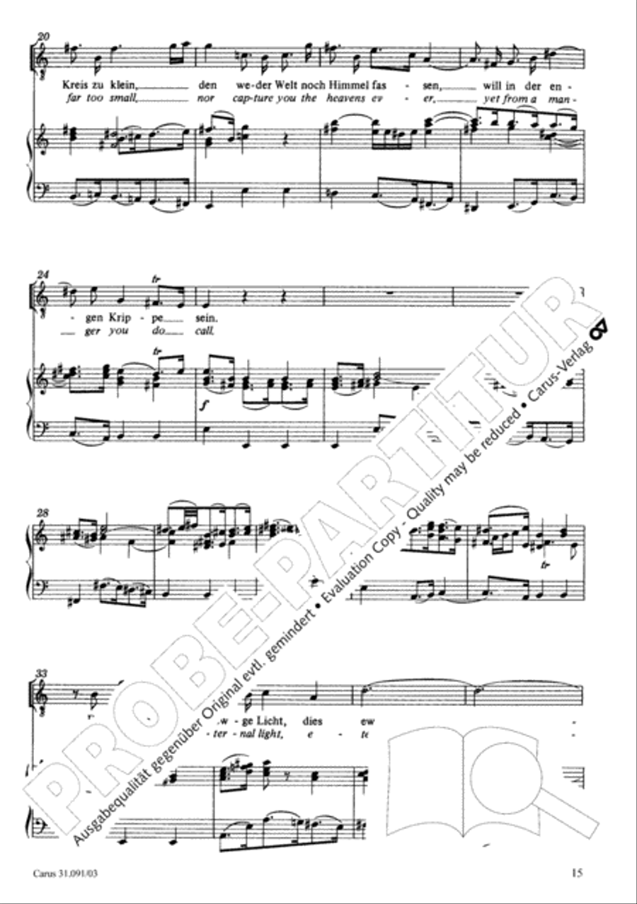 All praise to you, Lord Jesus Christ (Gelobet seist du, Jesu Christ) 4-Part scores gallery preview page 16