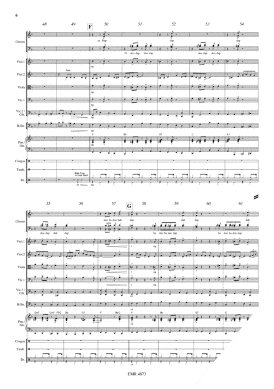 A Merry Christmas String Orchestra scores gallery preview page 7