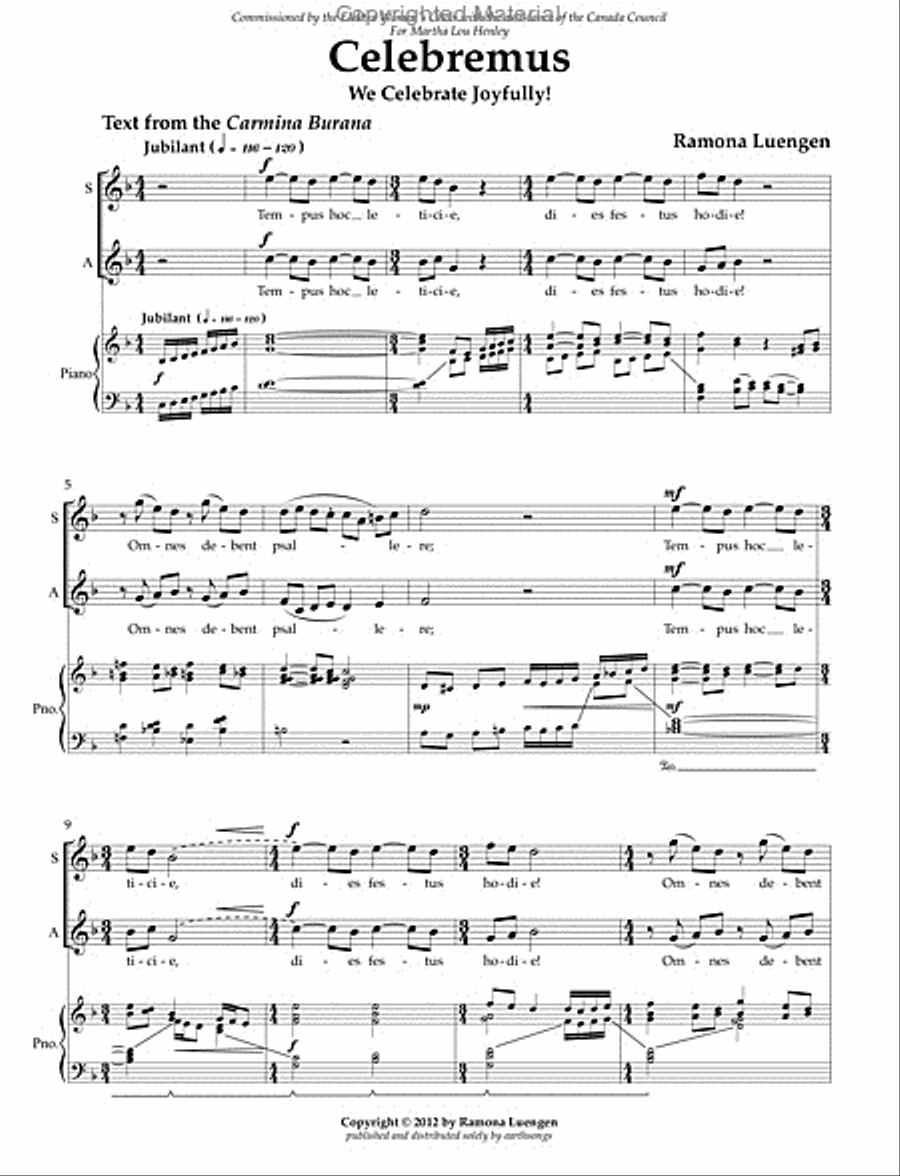 celebremus SSAA scores gallery preview page 2