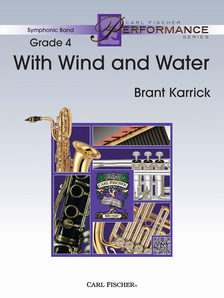 With Wind and Water Concert Band scores gallery preview page 1