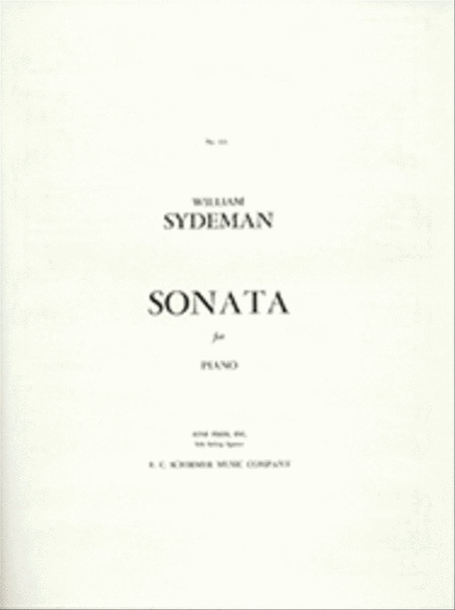 Sonata Sonata Piano Solo scores gallery preview page 1